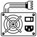 Fonte De Alimentacao Plugue Eletricidade Ícone