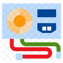 Fonte De Alimentacao Plugue Eletricidade Ícone