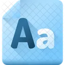Fonte Letra Alfabeto Ícone