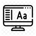 Fonts Operating System Icône