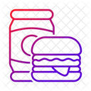 음식 버거 메뉴 아이콘