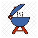Food Barbecue Pit Barbecue Machine Icon