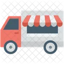 Food Stand Truck Icon