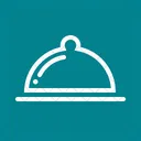 Food Tray Service Icon