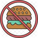 Food Eating Forbidden Icon