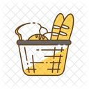 Food Basket Bread Icon