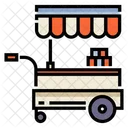 Food Stall Cart Icon
