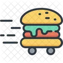 Food Burger Delivery Icon