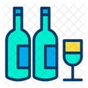 Drinks Champagne Bottles Icon