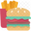 Food Burger Fries Icon