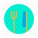 Fork Knife Platem Icon