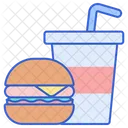 Food And Drink Junk Food Hamburger Icon