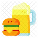 Food Burger Beer Icon
