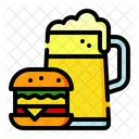 Food Burger Beer Icon