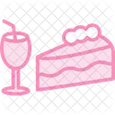 Food Festivity Duotone Line Icon Icon