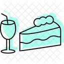 Food Festivity Color Shadow Thinline Icon Icon