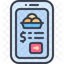 Food App Online Order Checkout Icon