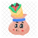 Food Bag Food Pouch Chicken Roll Icon