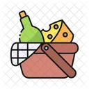 Food Basket Picnic Basket Icon