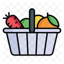 Food Basket Fruit Basket Icon