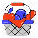 Food Basket Grocery Basket Picnic Basket Icon