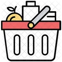 Food Basket Cart Icon