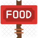 Food Board Food Sign Signboard Icon