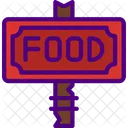 Food Board Food Sign Signboard Icon