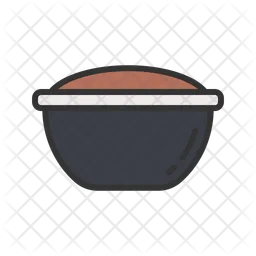 Food Bowl With Lid  Icon