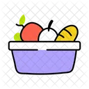 Food Bucket Food Basket Food Products Icon