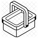 Food Bucket Food Basket Handbasket Icon