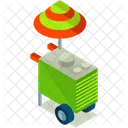 Food Cart Stall Icon