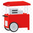 Food Cart Street Food Mobile Cart Icon
