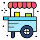 Food Cart Food Stand Cart Icon