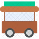 Food Cart Booth Cart Icon