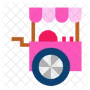 Food Cart Stand Truck Icon