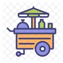 Food cart amusement  Icon