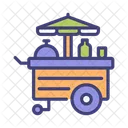 Food Cart Amusement Carnival Food Stand Food Vendor 아이콘