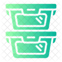 Food Container Ice Box Icon