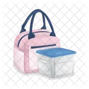 Food container and bag  Icon