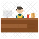Food Counter Ticket Counter Ticketing Icon