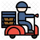 Food Delivery Drive Icon