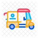 Tuk Food Delivery Icon
