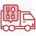 Food Delivery Delivery Truck Automobile Icon