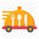 Food Delivery Food Service Food Serving Icon