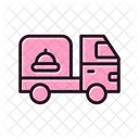 Food Delivery Truck Cargo Icon