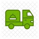 Food Delivery Truck Cargo Icon
