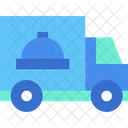 Food Delivery Truck Transport Icon