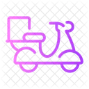 Food Delivery Bike Food Delivery Service Delivery Icon