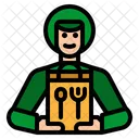 Delivery Man Food Icon